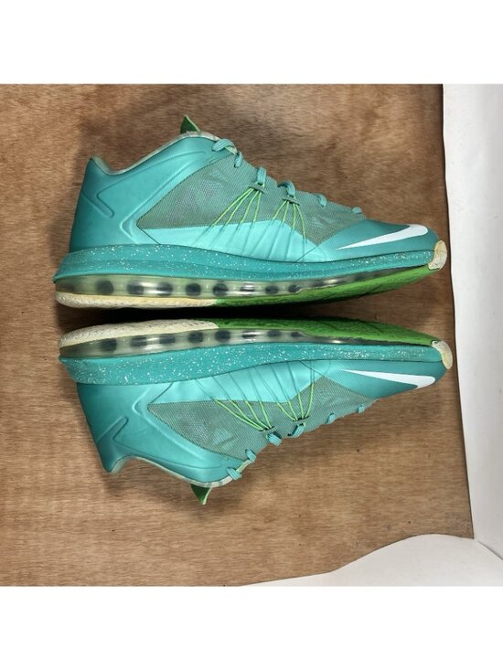 Nike Lebron 10 Low Men Size 11.5 579765-300 Easter Green Basketball Shoes main image 6